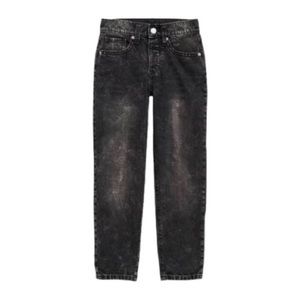 Old Navy Black Wash O.G. Straight High Rise Built-in Tough Jeans Girls Size 14